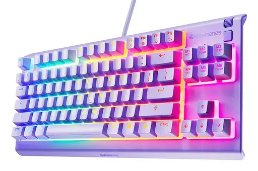 Клавіатура SteelSeries Apex 3 TKL UA Lavender (64940) - фото 2