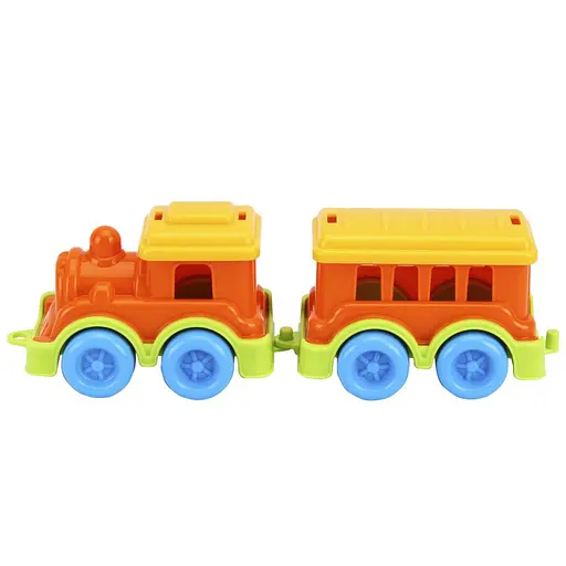 Детская игрушка "Поезд Мини" ТехноК 8089TXK с вагончиком, разноцветный - фото 2