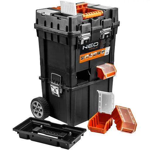 Ящик для инструмента NEO Tools с колесами 49 x 32 x 70.5 см 84-115 - фото 1