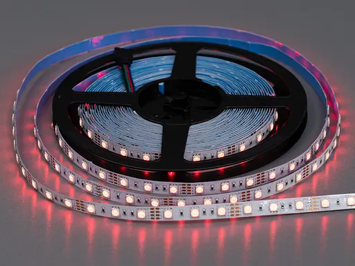 Світлодіодна стрічка 12В, 60діодів на метр, 10мм, RGB - фото 3