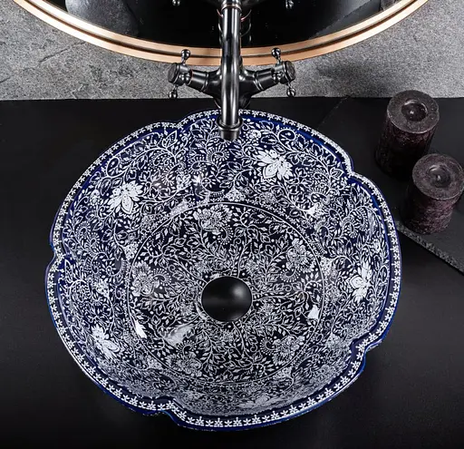 Умивальник Rea Sevilla накладний REA-U7505, Цветной - фото 3