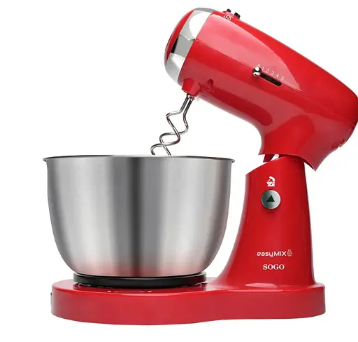 Кухонна машина Sogo міксер RETRO SS-14506-R тістоміс планетарний - фото 4