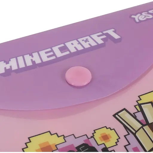 Папка-конверт Yes Minecraft.Spring B7 на кнопке (492348) - фото 3