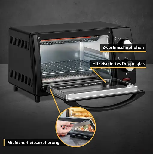 Духовка ростерная First FA-5041-2 10 л черная - фото 4