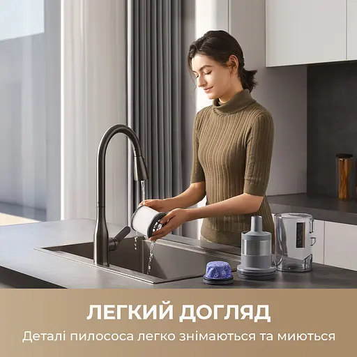 Бездротовий пилосос Dreame R20 Ultra AquaCycle - фото 7