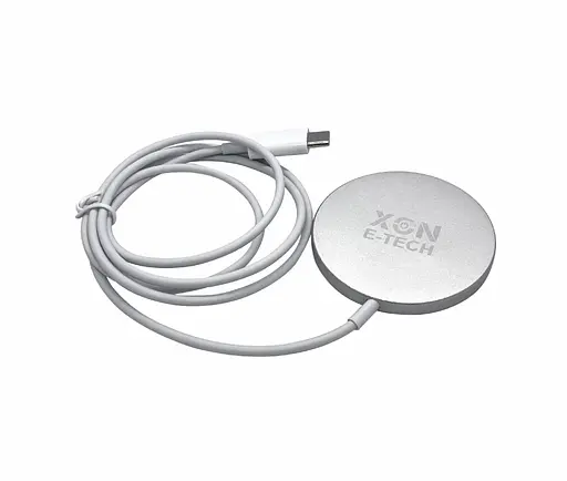 Беспроводное магнитное зарядное устройство XON AirCharge MagLink M1 (15W) USB Type-C (AM1CW 5962) Белый - фото 1