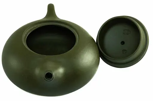 Иссинский чайник Сплющенный Зеленый Си Ши, 200 мл - фото 9