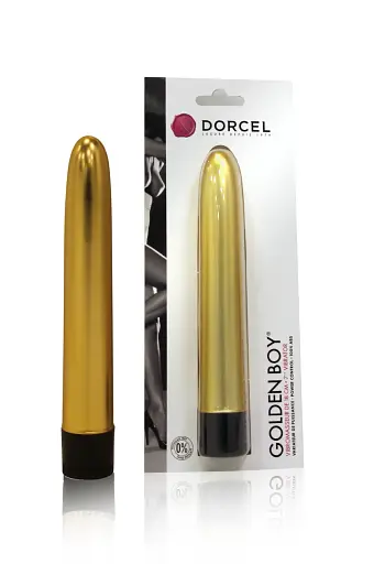 Секс-іграшка Dorcel для жінок Golben Boy 18 см вібратор жіночий - фото 3