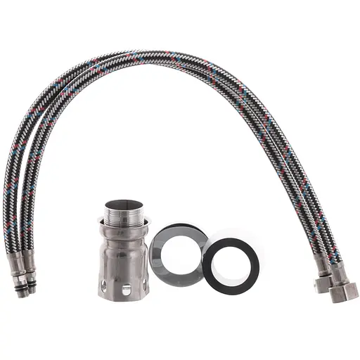 Смеситель для кухни Champion SUS-011 white с гибким изливом CH0292 Хром - фото 3