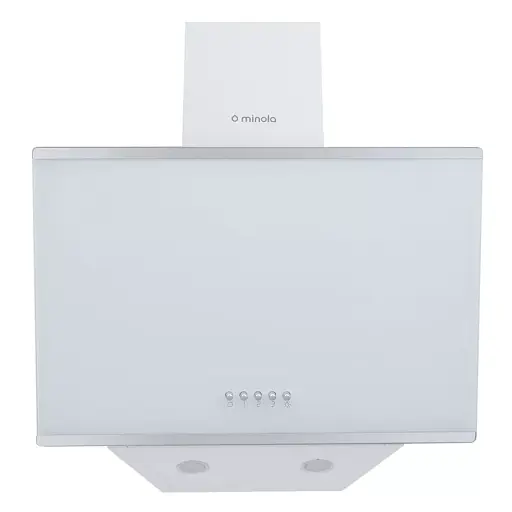 Вытяжка декоративная наклонная Minola HDN 5202 WH/INOX 700 LED - фото 2