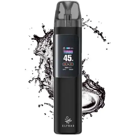 Под-система электронная сигарета Elf Bar ELFX Pro 45W Pod 1200mAh 3ml Kit Black (17864) - фото 2
