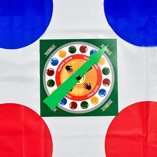 Розважальна гра Strateg Твістер 30801ST ігрове поле рулетка правила - фото 5