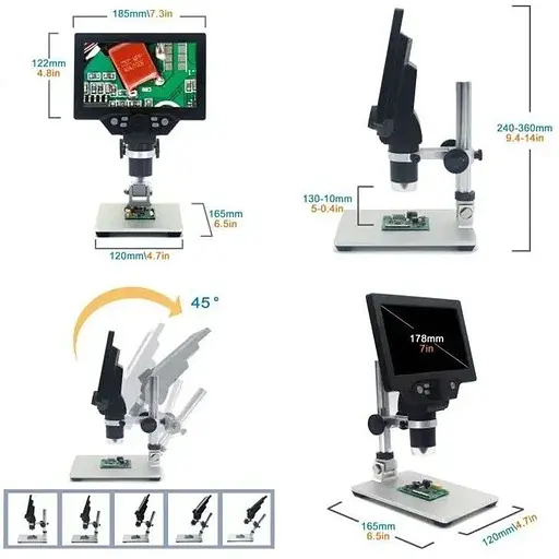 Микроскоп цифровой Gaosuo G1200HD - фото 4