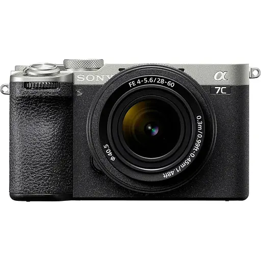 Бездзеркальний фотоапарат Sony Alpha A7C II Kit FE f/4-5.6 28-60mm Silver (ILCE7CM2LS) [132926]