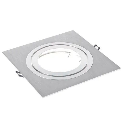 Светильник врезной поворотный Brille HDL-DT 104/1 Aluminium G53 162353 - фото 2
