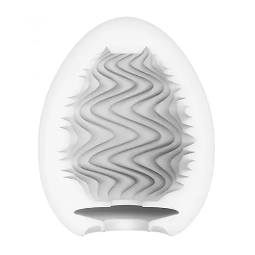 Мастурбатор яйцо Tenga Egg Wonder Wind белый - фото 4