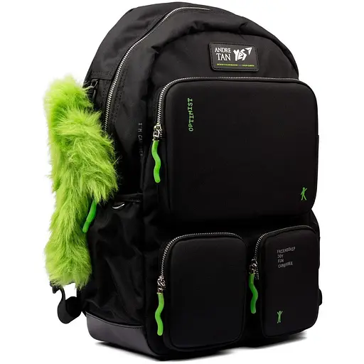 Рюкзак шкільний напівкаркасний YES T-130 YES by Andre Tan Double plus black - фото 1