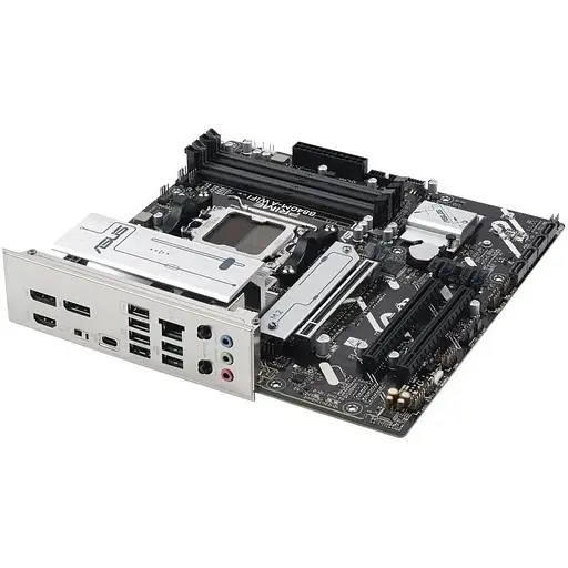Материнская плата Asus AM5 Prime B840M-A WIFI, B840, 4xDDR5, Int.Video (CPU), 4xSATA3, 3xM.2, 1xPCI-E 4.0x16, 2xPCI-E 3.0x16, Realtek 7.1 5.3, 5xUSB 3.2/6xUSB 2.0, HDMI/2xDP, MicroATX - фото 6