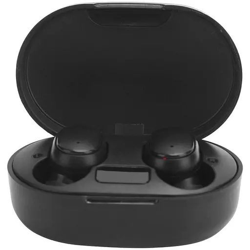 Бездротові навушники TWS E6S з LED-дисплеєм Black (17632) - фото 2