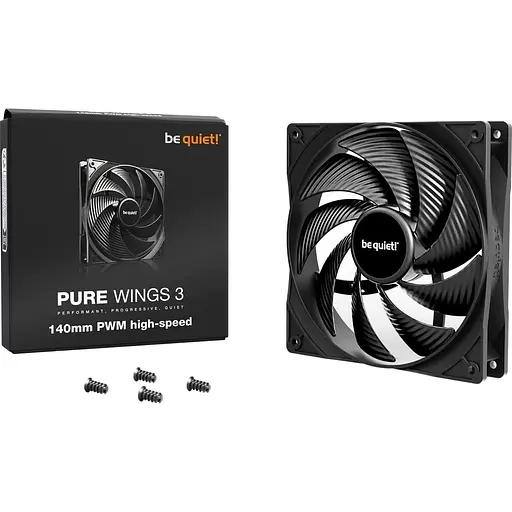 Вентилятор Be quiet! PURE WINGS 3 140mm PWM high-speed (BL109) - фото 5