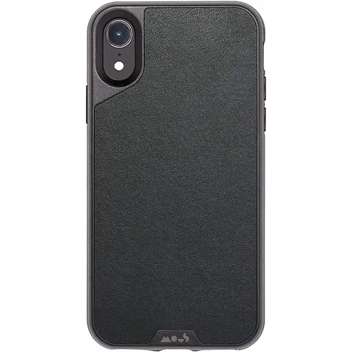 Оригинальный кожаный противоударный чехол Mous для Apple iPhone XR MOUS Limitless 2 Leather Case Black