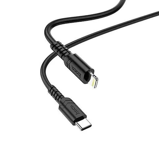 Кабель Hoco X62 Type-C to Lightning Fortune PD C to iphone fast data cable 1 м 20W чорний