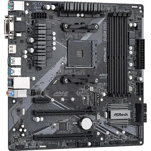 Материнская плата ASRock B450M Pro4 R2.0 [140008] - фото 2