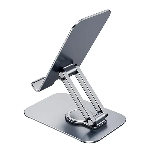 Тримач Hoco PH50 Plus Ivey dual axis rotating metal tablet desktop holder настільний для планшетів 4.5-12" - фото 2