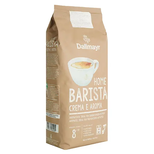 Кофе в зернах Dallmayr Home Barista Crema e Aroma жареный 1 кг - фото 2