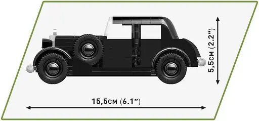 Конструктор COBI автомобіль 1:35 GERMAN STAFF CAR TYPE 230 2277 - фото 3