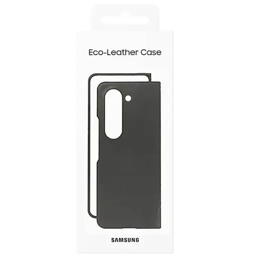 Кожаный чехол Leather Case (AAA) для Samsung Galaxy Z Fold6 Black - фото 7