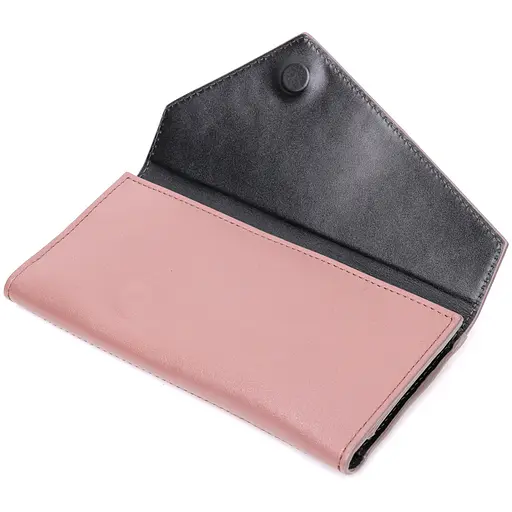 Кожаный женский кошелек Grande Pelle 21х10.5х2 см acs0027019 - фото 3