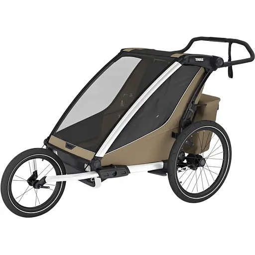 Дитяча коляска Thule Chariot Cross 2 Double (Faded Khaki) (TH 10201037) - фото 2