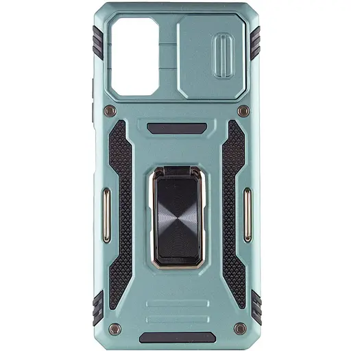 Ударопрочный чехол Camshield Army Ring для Xiaomi Poco X5 5G/Note 12 5G Зеленый/Light Green - фото 3