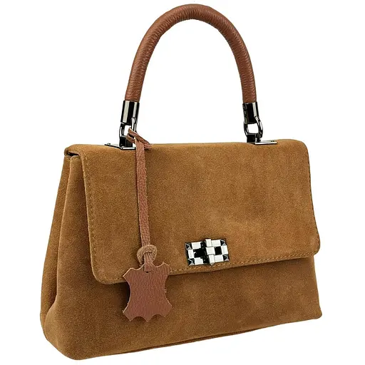 Женская замшевая сумка с замком Firenze Italy F-IT-7856C