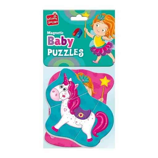 Дитячі магнітні пазли "Фея та єдиноріг" Vladi Toys VT3208-30, 7 елементів - фото 1