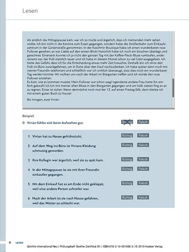 Schritte international Neu 5+6. Prufungsheft Goethe-Zertifikat B1 - фото 4