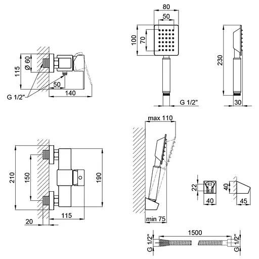 Смеситель для душа Lidz (NKS)-10 30 010 00 - фото 5