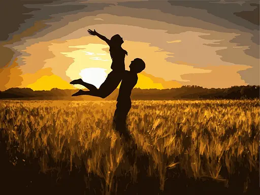 Картина по номерам. Art Craft "Вільні і закохані" 40 * 50 см 10209-AC