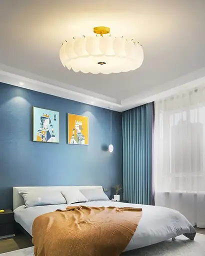 Светодиодная люстра Лилия 5012 (Золотая) - фото 4