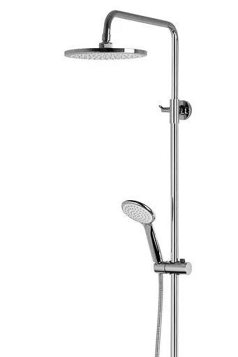 Душова система Corsan Klar Fiber хром White CMN002 BIAŁY, Хром - фото 4