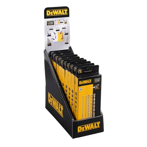 Кассета с бурами DeWalt SDS Plus L 160 мм d 5.5. 6. 7. 8. 10 мм 5 шт. (DT70835) - фото 3