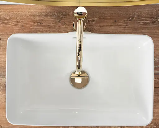 Умивальник Rea Berta 48 накладний white REA-U5098, Білий - фото 4