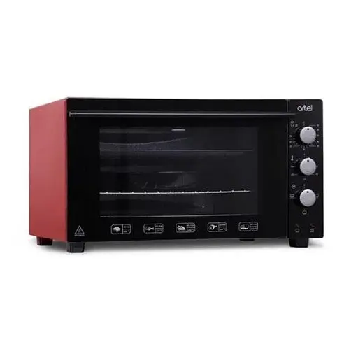 Духовка настільна Artel MD 4218 L Black Red - фото 3