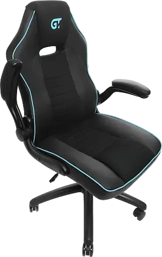 Геймерское кресло GT Racer черное с синим (X-2760 Black/Blue) - фото 4
