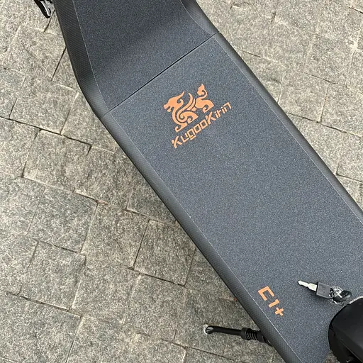 Электросамокат KUGOO Kirin C1+ Plus 18Ah 1000W черный, с усиленной корзинкой - фото 7