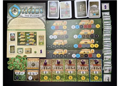 Настольная игра DLP games Орлеан: Чума (Orleans: The Plague Expansion) (англ.) (PS213) - фото 4