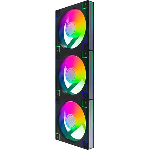 Комплект вентиляторів GameMax 3*120мм Black ARGB (RD300 BK) - фото 5