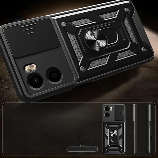 Чохол до мобільного телефона BeCover Military Motorola Moto G05 / E15 Black (713527) - фото 7