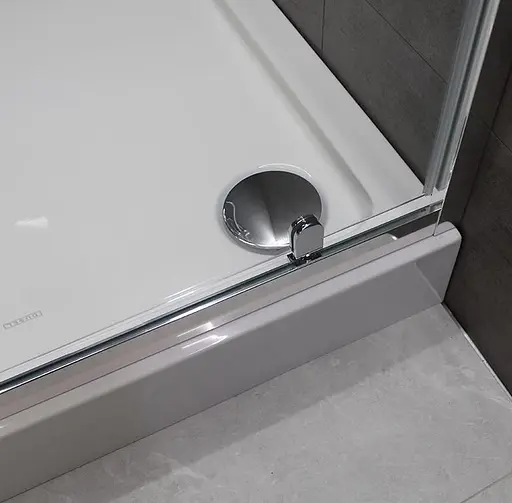 Душевая кабина Dusel A-516 90x90x190 шиншилла, Универсальная, матовый, хром, 90x90 - фото 2